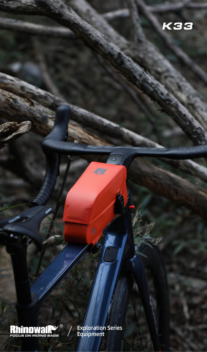Waterproof Top Tube Bag with Magnetic Locking