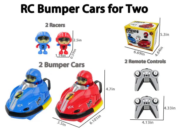 Remote Control Battle Bumper Cars for 2 Players